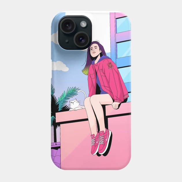 Windy afternoon Phone Case by camgiangillus