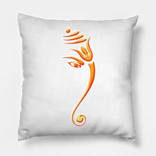 Ganesh Embossed Image Pillow