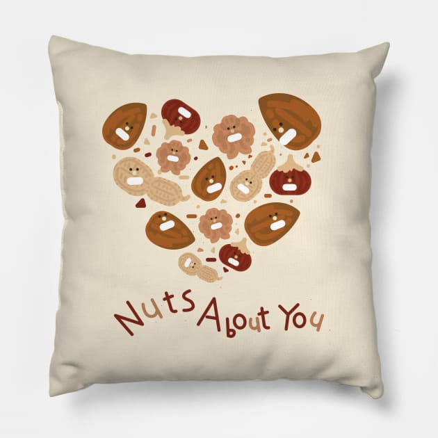 Nuts about you! Pillow by Samefamilia