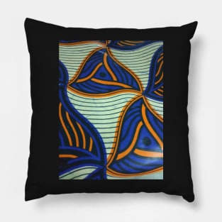 African Ankara Print Pillow