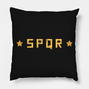 Distressed SPQR Stars Pillow