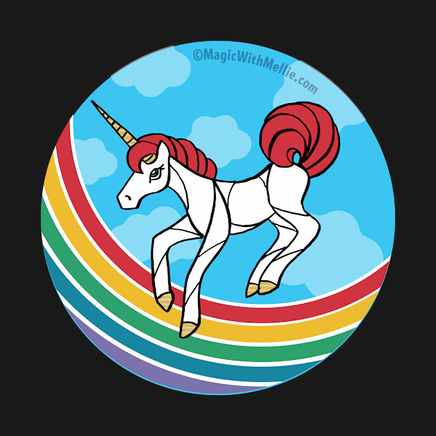 Rainbow Unicorn v10 — Dancing Uniquorn Illustration series by mellierosetest