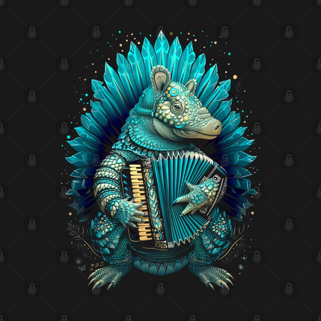 Aurora Armadillo Accordionist by AriWiguna