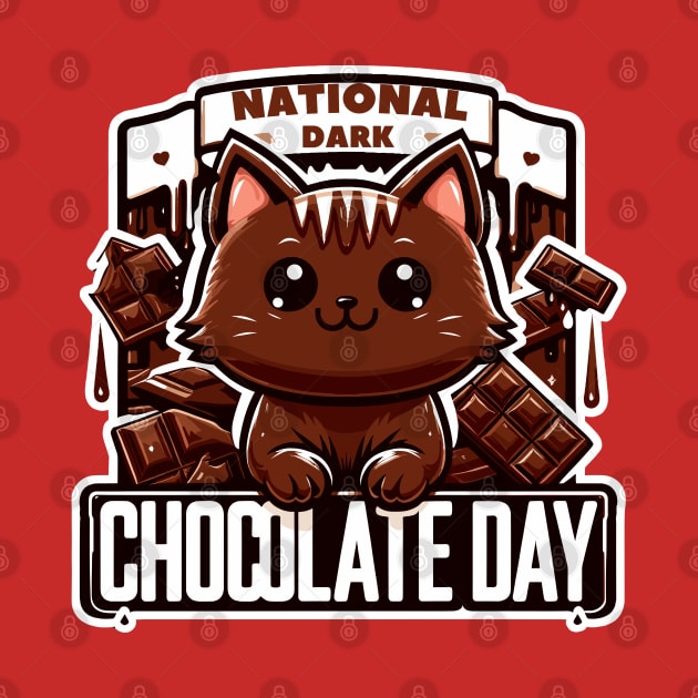 Dark Chocolate Day Cat by chems eddine