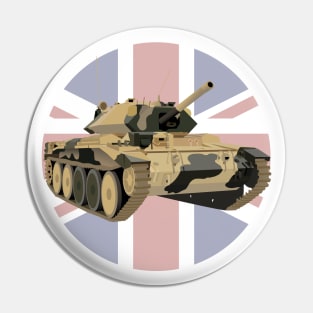 Crusader WW2 British Tank Pin