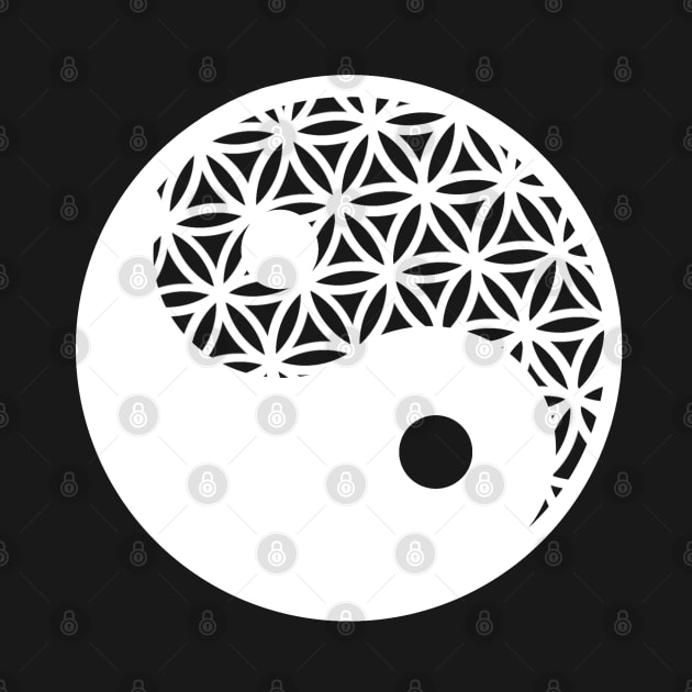 Flower of Life - Yin Yang - Balance - Diving Feminine - Divine Masculine by Divoc