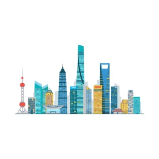 Shanghai skyline T-Shirt