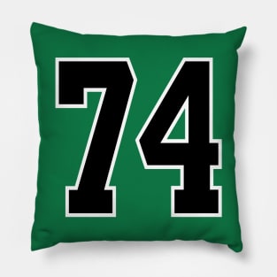 Number 74 Pillow