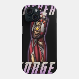 Never Forget the snap Phone Case