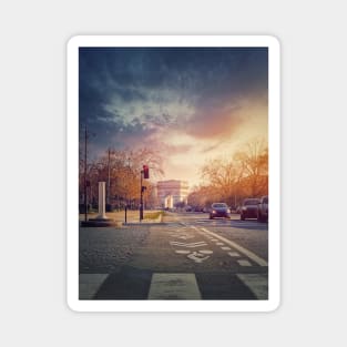 Triumphal Arch street view Magnet