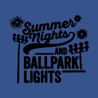 summer night and ballpark light 1 T-Shirt