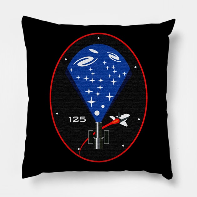 Black Panther Art - NASA Space Badge 167 Pillow by The Black Panther