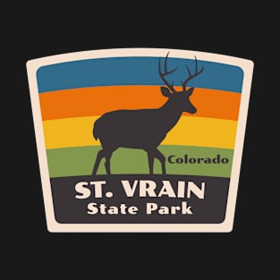 St. Vrain State Park Colorado Roaming Deer T-Shirt