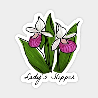 Lady's Slipper Magnet