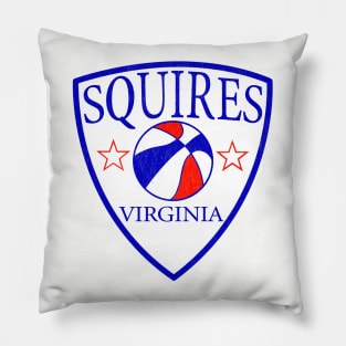 Vintage Virginia Squires Basketball Pillow