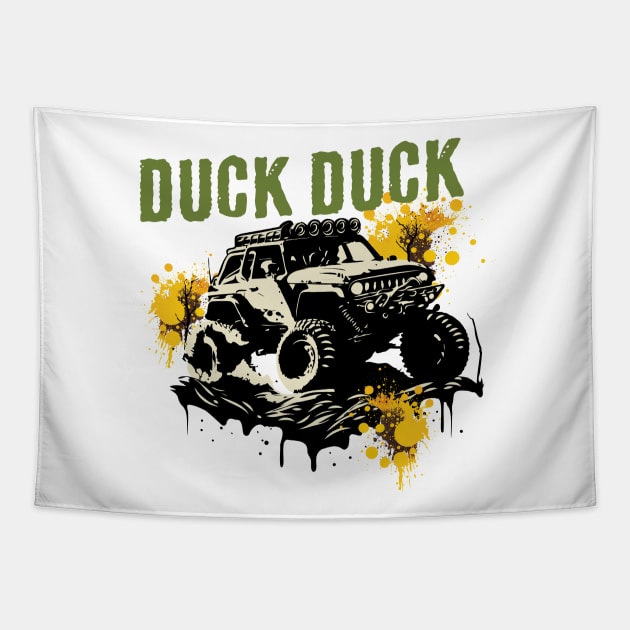 Duck Duck Jeep Tapestry by thehectic6