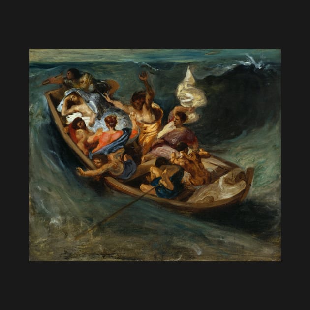 Christ on the Sea of Galilee by Eugene Delacroix by Classic Art Stall