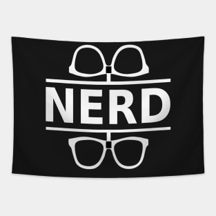 Nerd (white) Tapestry