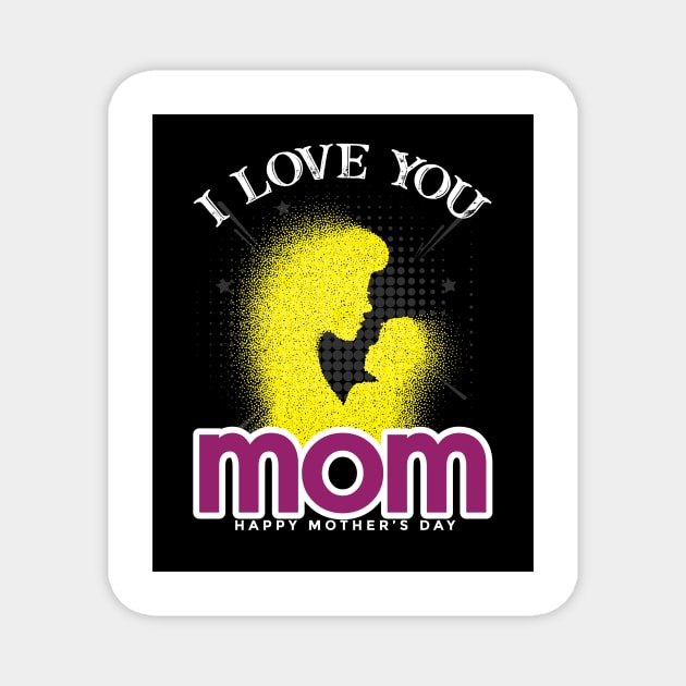 love you mom Magnet by Billionairestore