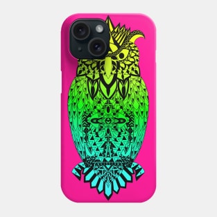 boho style wisdom owl pattern ecopop Phone Case