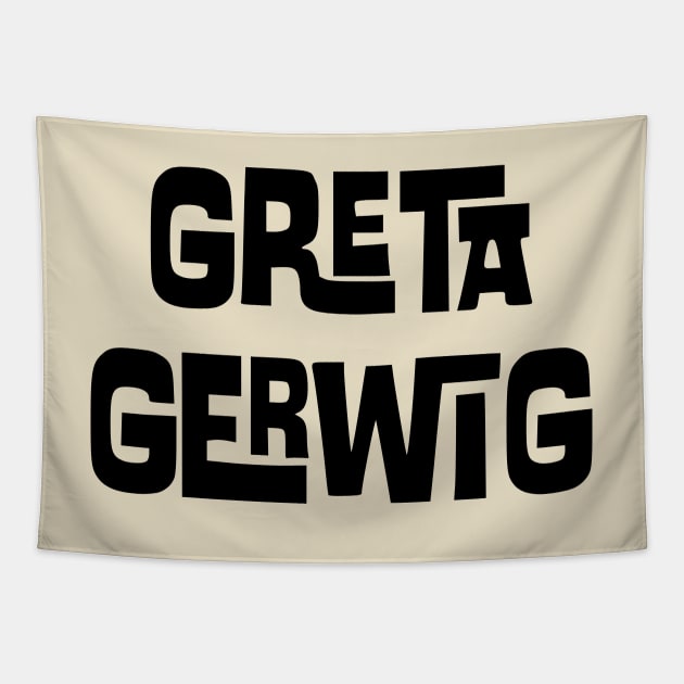 Greta Gerwig Tapestry by MorvernDesigns