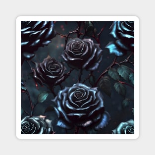 Black Rose Magnet