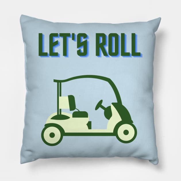 Fun Golf Apparel Pillow by Topher's Emporium