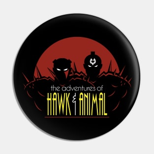 Hawk & Animal Pin