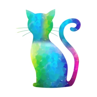 Colorful Cat T-Shirt