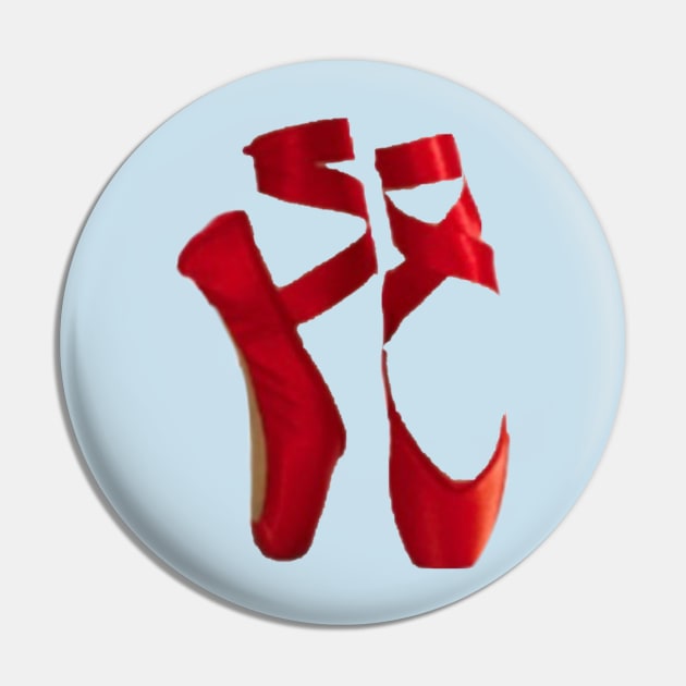 Red Ballet Shoes Pin by Linds with Love