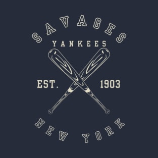 Yankees Savages Baseball T-Shirt