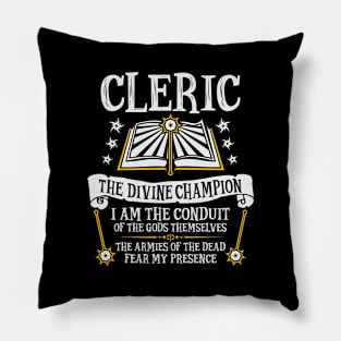 Cleric, Dungeons & Dragons - The Divine Champion Pillow