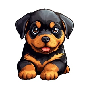 Cute Funny Rottweiler Puppy T-Shirt