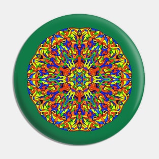 Tribal Mandala Pin