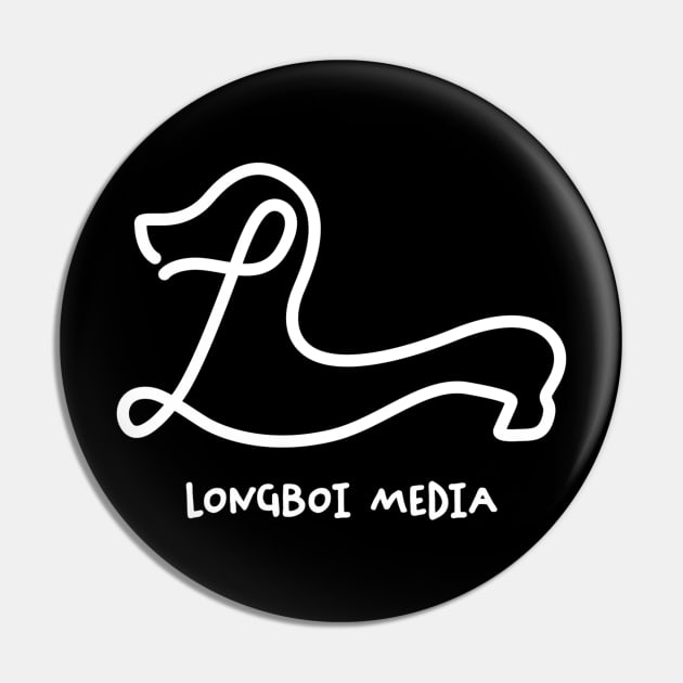 Longboi Media Logo (white) Pin by Aint It Scary