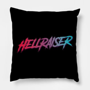 Hellraiser typography design Pillow