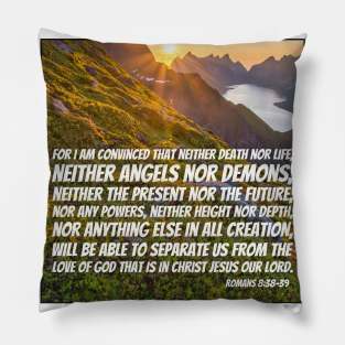 Romans 8:38-39 Pillow