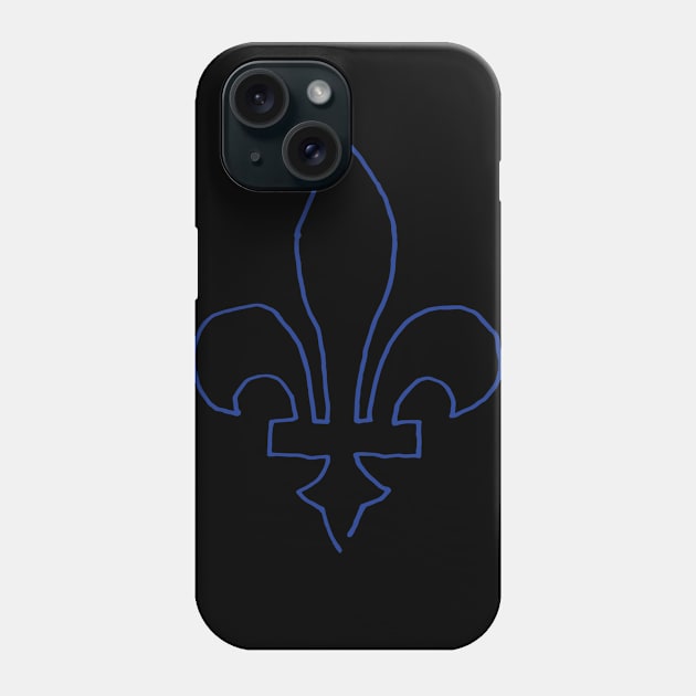 One line Quebec Phone Case by COLeRIC