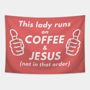 Coffee & Jesus Tapestry
