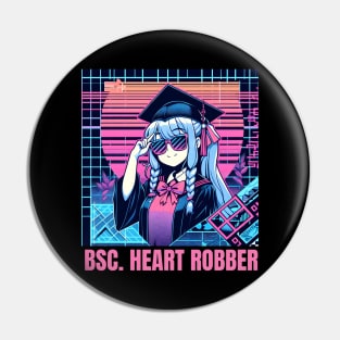 Graduation Anime girl Pin