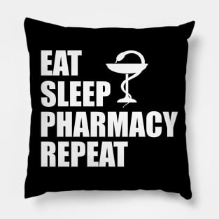 Pharmacist - Eat sleep pharmacy repeat Pillow