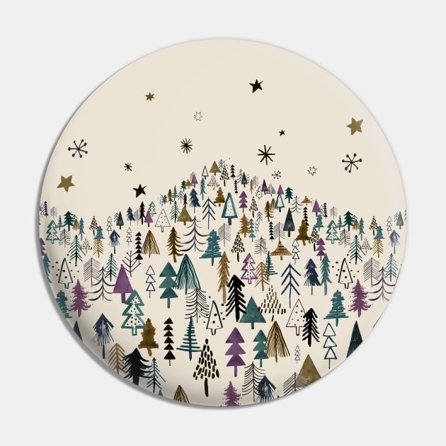 Forest Trees Pin by ninoladesign