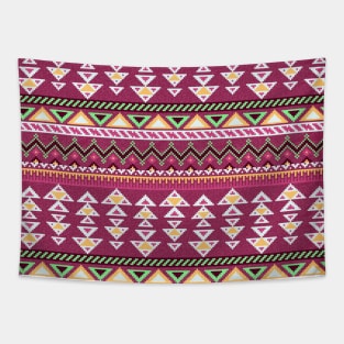 Ethnic pixel ornament #6 Tapestry