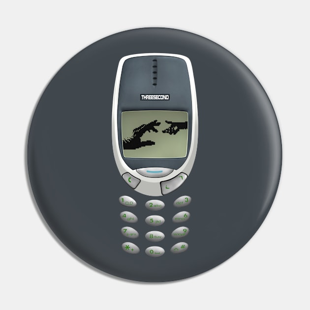 retro classic handphone Pin by Dezigner007