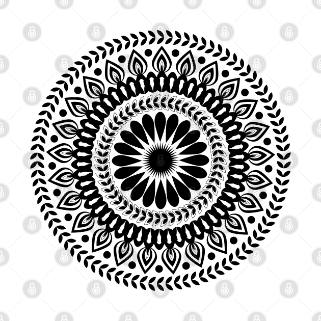 Ornament design oriental mandala by IDesign23