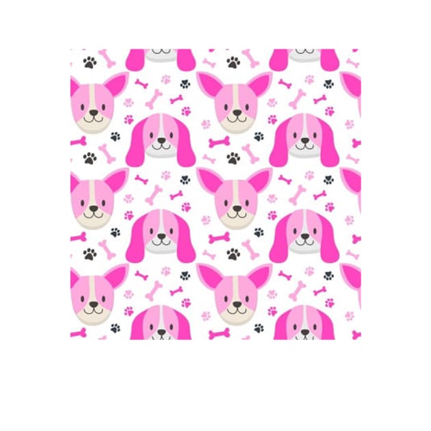 Cute Dog Pattern by Shamaters