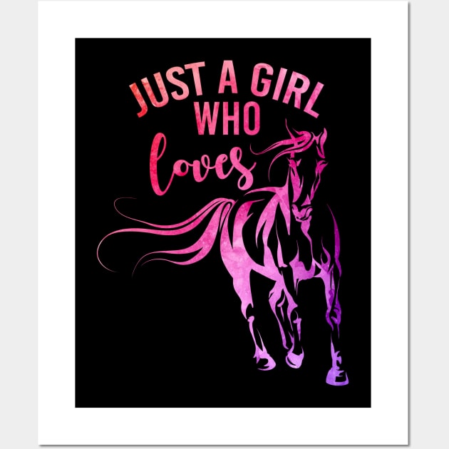 Horse Gifts For Girls 10-12 Love Riding Horse Art Board Print for Sale by  DSWShirts