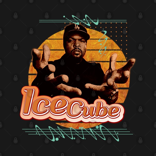 Ice cube \\ Retro art by Nana On Here