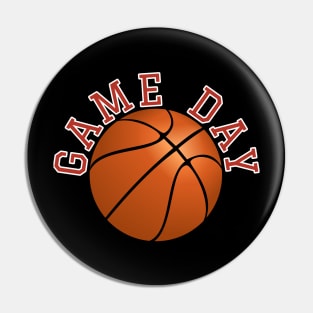 Game day basketball design Pin