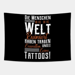 Tattoo Saying In German Word - v8 Tapestry